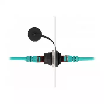 Cable de red DeLOCK RJ45 Cat.6A 1m negro