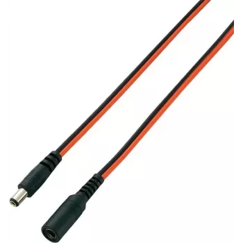 VOLTCRAFT cable de extensión de baja tensión conector macho de baja tensión - conector hembra de baja tensión 5,5 mm 2,5 mm 5,5 mm 2,5 mm 3,00 m 1 ud. (93025c183)