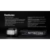 Linterna frontal Nitecore NU30 — linterna LED frontal compacta y portátil, hasta 500 lúmenes, varios niveles de potencia, modo de luz roja