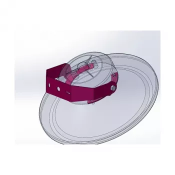 Synergy 21 lámpara colgante LED UFO con soporte de pared para UFO talla M, soporte corto