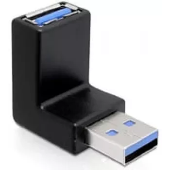 Adaptador USB 3.0 M/H DeLOCK 65340 Negro