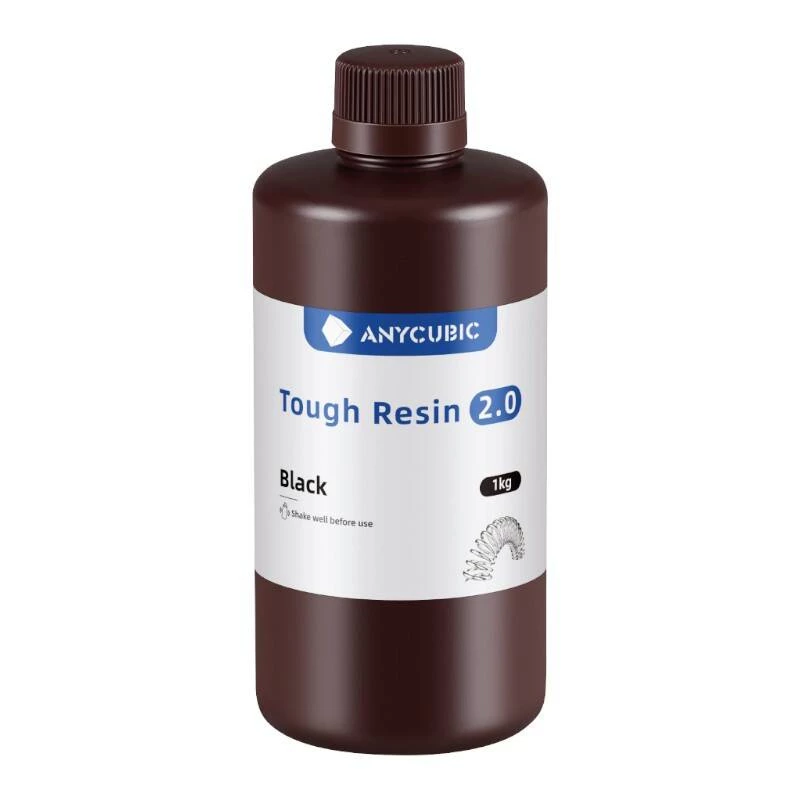 Resina fotopolímera AnyCubic Tough Resin 2.0 negra 1 kg SRX2BK-101A