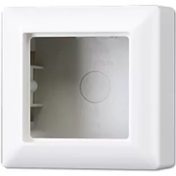 Caja empotrable JUNG AS 581 A WW, caja de montaje para interruptores/tomas de corriente, 85×85×47 mm, blanco