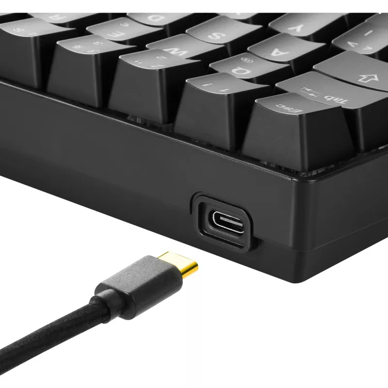 Teclado gaming Sharkoon SKILLER SGK50 S4 USB QWERTZ Alemán Negro