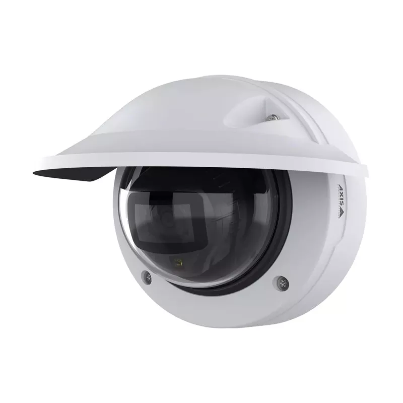 Cámara de vigilancia IP Axis P3278-LVE — domo, 3840×2160, interior y exterior, montaje en techo/pared, CMOS de 1/1,8 inch, 0,03 lx, 103° H