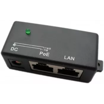 Inyector PoE Extralink 1 puerto 100 Mbit/s RJ45