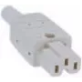 Conector de red C15 Bachmann 916.970 gris