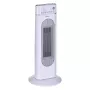 Calefactor cerámico eléctrico NOVEEN PTC3000, 2000 W (1200 W mín.), indicador LED, temporizador, mando a distancia, oscilación, blanco