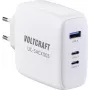 VOLTCRAFT GaN VC-13079915 cargador USB para interior corriente de salida (máx.) 5 A 3 x USB-C®, USB-A USB Power Delivery (USB-PD) (VC-13079915)