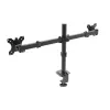 Akyga AK-MB-02 Soporte de sobremesa para dos monitores, 2 x 10 kg, VESA 75x75 / 100x100, 15–32