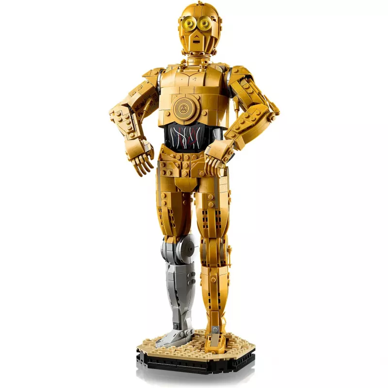 LEGO figura construible Star Wars C-3PO modelo 75398 — 1.138 piezas, 380 mm pieza de coleccionista para exposición