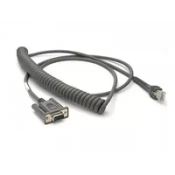 Zebra CBA-R37-C09ZBR cable serie beige 2,74 m DB9
