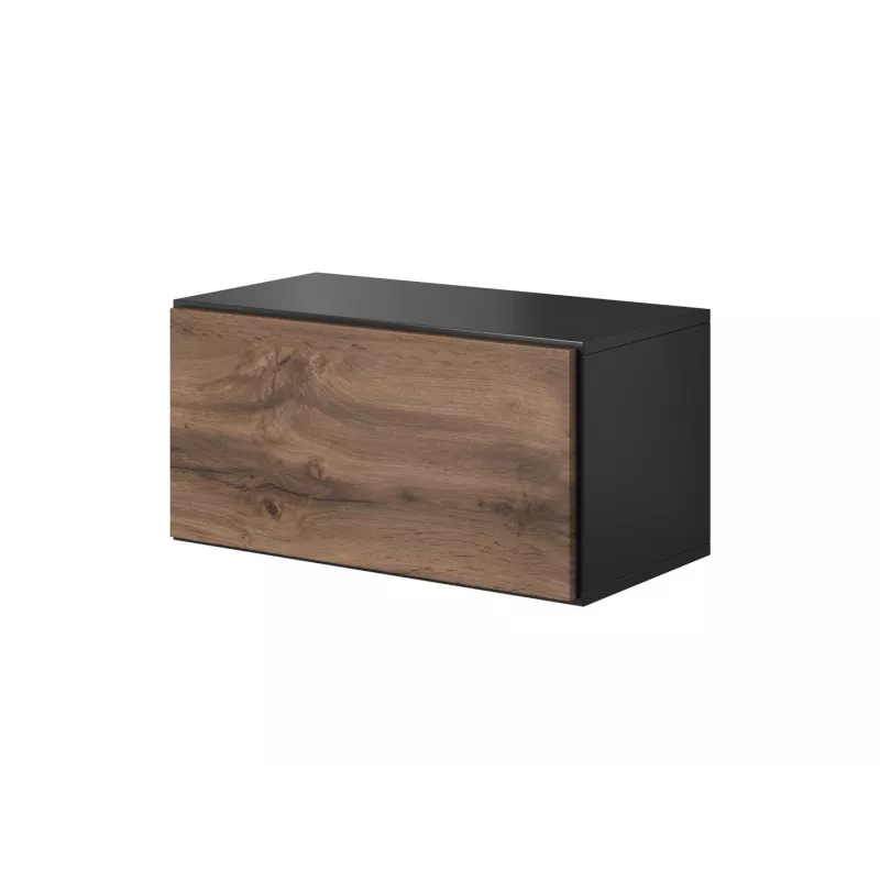 Conjunto de muebles de salón Cama ROCO 10 (2xRO3 + RO6) antracita/roble wotan