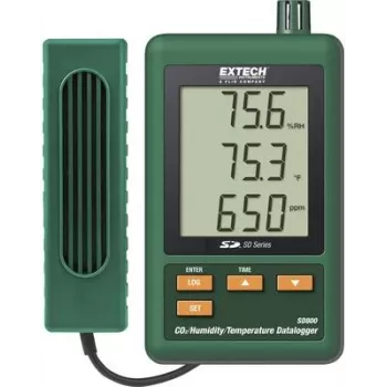 EXTECH SD800 registrador de datos de CO2/humedad/temperatura, data logger, 0,0 a 50,0 °C (SD800)