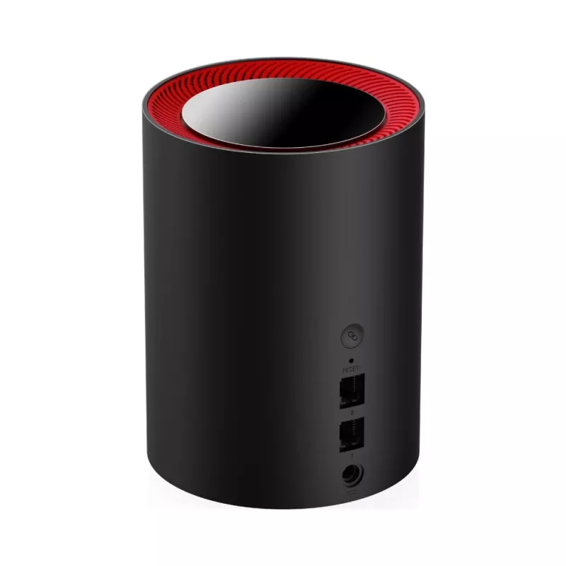 Cudy M3000 pack de 2 dual band (2,4 GHz / 5 GHz) Wi-Fi 6 (802.11ax) negro, rojo 1 interno