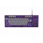 Teclado gaming NATEC Fury Kanabo K2 US retroiluminado blanco mecánico gris-lila