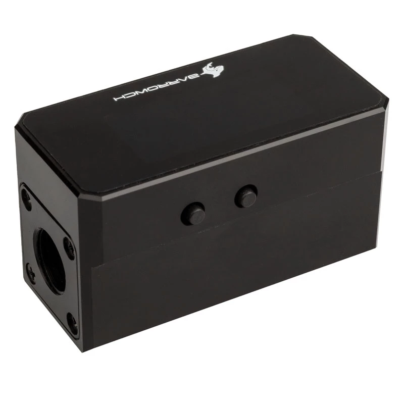 Caudalímetro Barrow FBFT08 B – pantalla OLED, negro