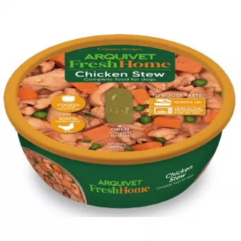 Pienso húmedo para perros ARQUIVET Fresh Home Gulasz z Kurczaka 280 g – adulto, pollo, alimento completo en lata, sin cereales ni soja