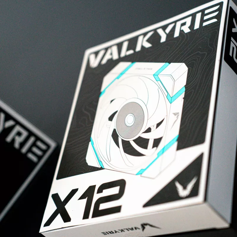Ventilador para caja VALKYRIE X12R ARGB 120mm Reverse-Blade blanco