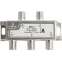 Triax SCS 4 - Divisor de cable - 75 Ohm - 5 - 2400 MHz - Plata - Blanco - Hembra/Hembra - 11,5 dB (349824)