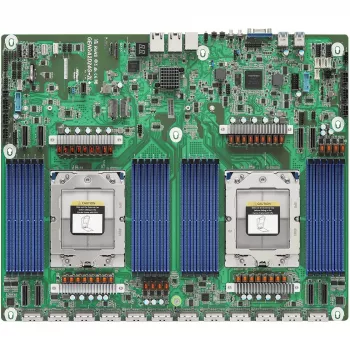 Placa base ASRock GENOA2D24G-2L+ — AMD SoC, socket SP5, ATX, 24x DDR5-DIMM, hasta 12,3 TB, 2x GbE