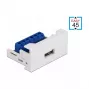 Módulo DeLOCK Easy 45 USB 2.0 Type-A conector hembra a regleta de conexión