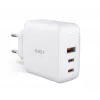Cargador de pared ultrarrápido AUKEY PA-B6S blanco Omni a Mix GaN