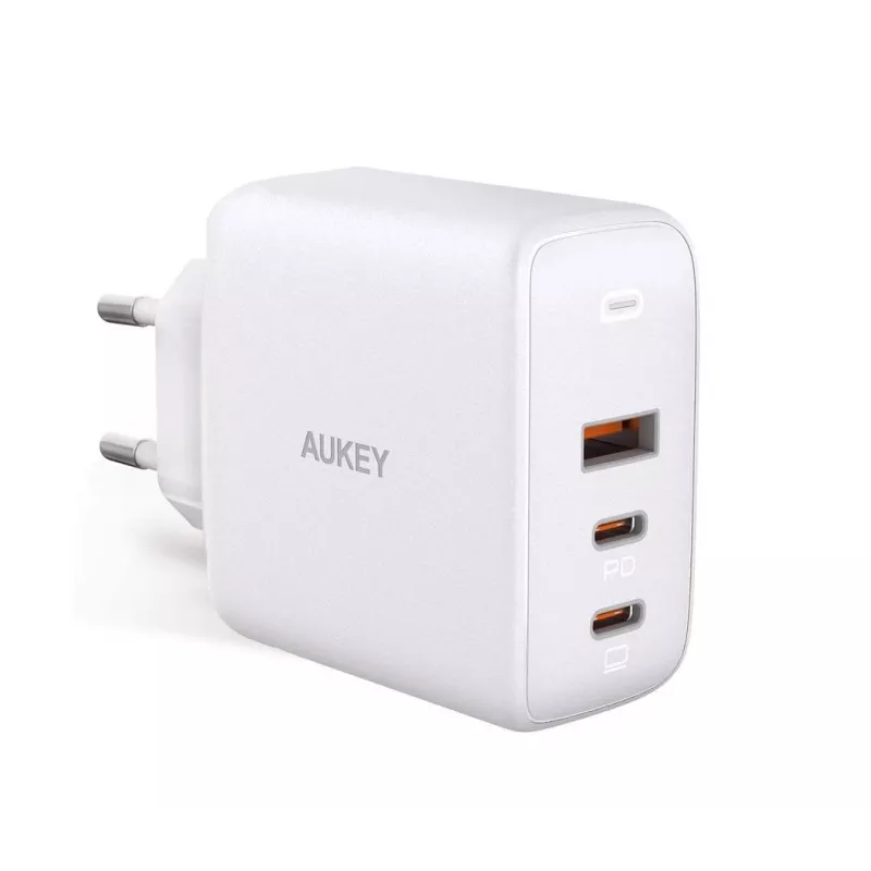 Cargador de pared ultrarrápido AUKEY PA-B6S blanco Omni a Mix GaN
