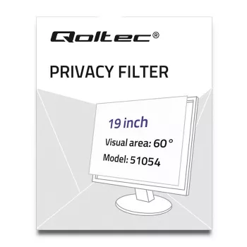 Qoltec 51054 Filtro de privacidad 48,3 cm (19) portátil