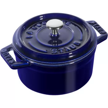 Sartén mini individual de hierro fundido Staub Minis — 10 cm de diámetro, azul