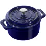 Sartén mini individual de hierro fundido Staub Minis — 10 cm de diámetro, azul