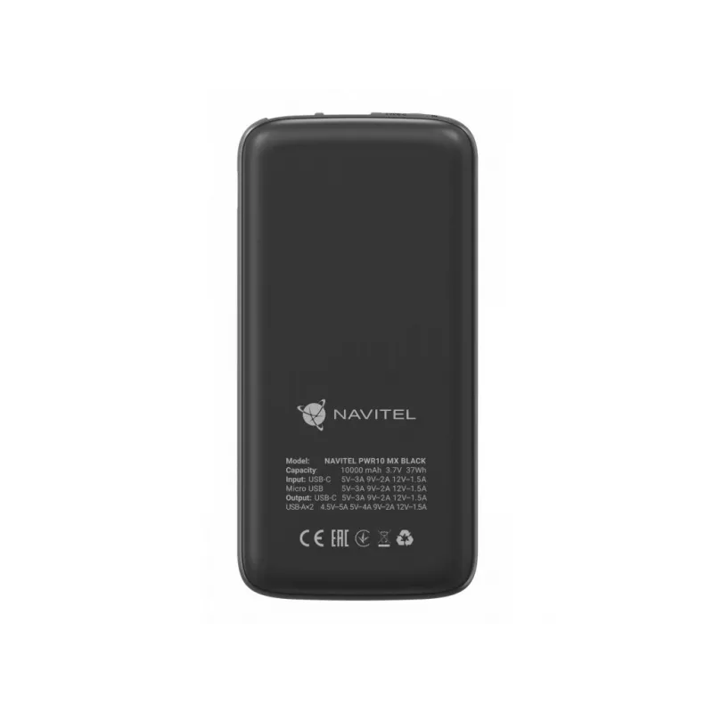 Batería externa portátil Navitel PWR10 MX Negro 10000 mAh