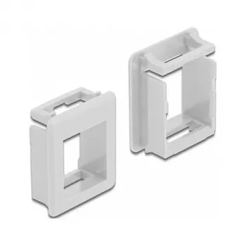 Set de montaje DELOCK 86760, plástico blanco, material: plástico