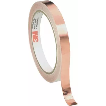 Lámina de cobre 3M lámina de cobre 16,5 m x 12 mm – cinta adhesiva conductora