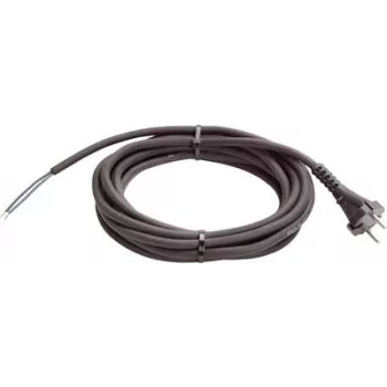 Cable de alimentación AS Schwabe 70532 — 3 m H05RN-F, 2x1,0 mm², negro