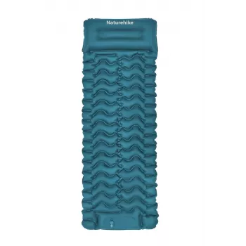 Conjunto de colchoneta de camping inflable y almohada Naturehike FC01 — individual