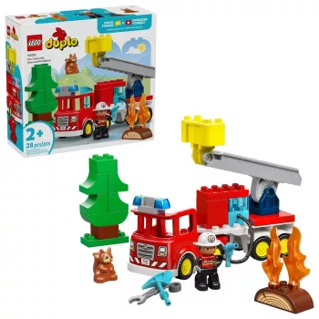 LEGO DUPLO 10473 Camión de bomberos con manguera y bombero