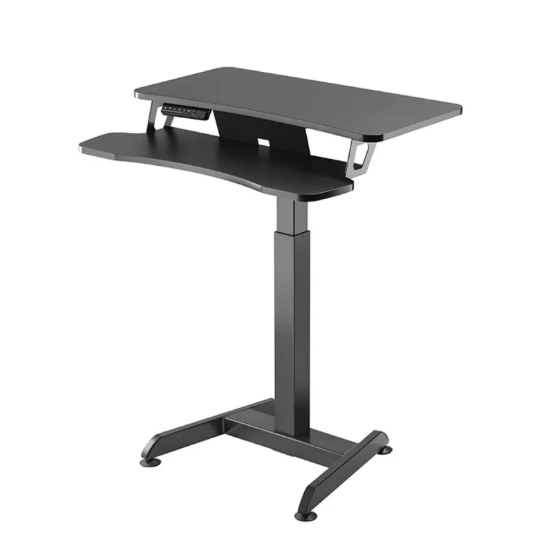 Escritorio elevable eléctrico portátil Maclean MC-835 72 – 122 cm, máx. 37 kg, panel de control, puesto de trabajo sentado-de pie
