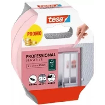Cinta de enmascarar Tesa Professional Sensitive 56267 50 m x 25 mm, 2 uds.