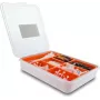Set de cajas de gestión de cables DELOCK 20768 — 99 piezas para organizar cables y componentes