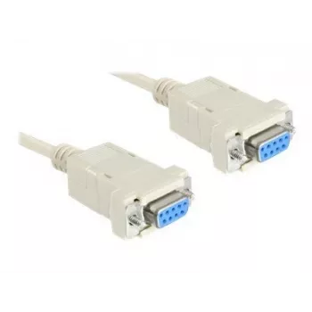 Cable serie DeLOCK Sub-D9 84169 3 m beige