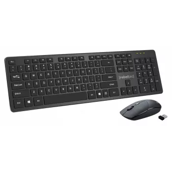 Set de teclado y ratón inalámbricos Rebeltec