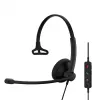 Auriculares EPOS IMPACT 100 MS Mono USB-C+A con cable Ligeros 51g