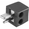 ShiverPeaks S/CONN maximum connectivity 54001-S Conector acodado para altavoz, de tipo tornillo