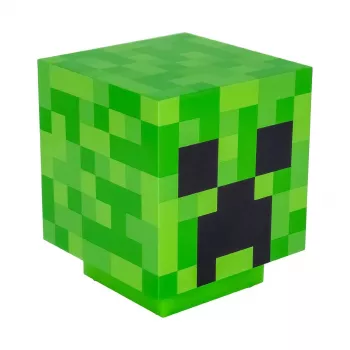 Luz Paladone Minecraft Creeper diseño 3D PP6595MCFV3 — lámpara de mesa/colgante