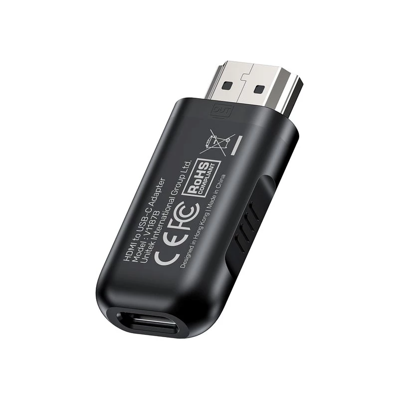 Adaptador HDMI Unitek - USB-C HDR/HDCP 4K60HZ M/H
