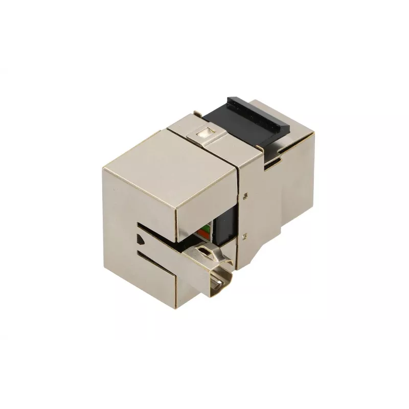 Conector hembra Keystone Extralink CAT6 STP RJ45, hembra, color acero, 1 unidad