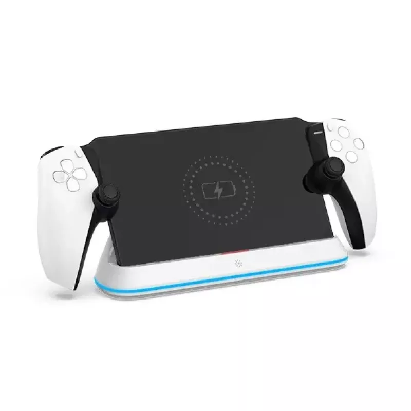 Sistema de carga Subsonic SA5708 para Playstation Portal con cable negro blanco