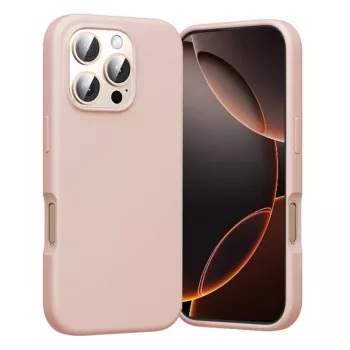 Funda Vention KUHP0-30 para iPhone 16 Pro MagSafe, rosa, cubierta blanda fina