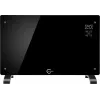 Carruzzo Q20F1 calefactor de vidrio negro